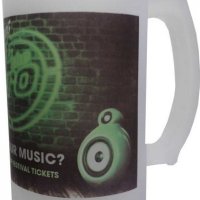 fristed mug with digital print